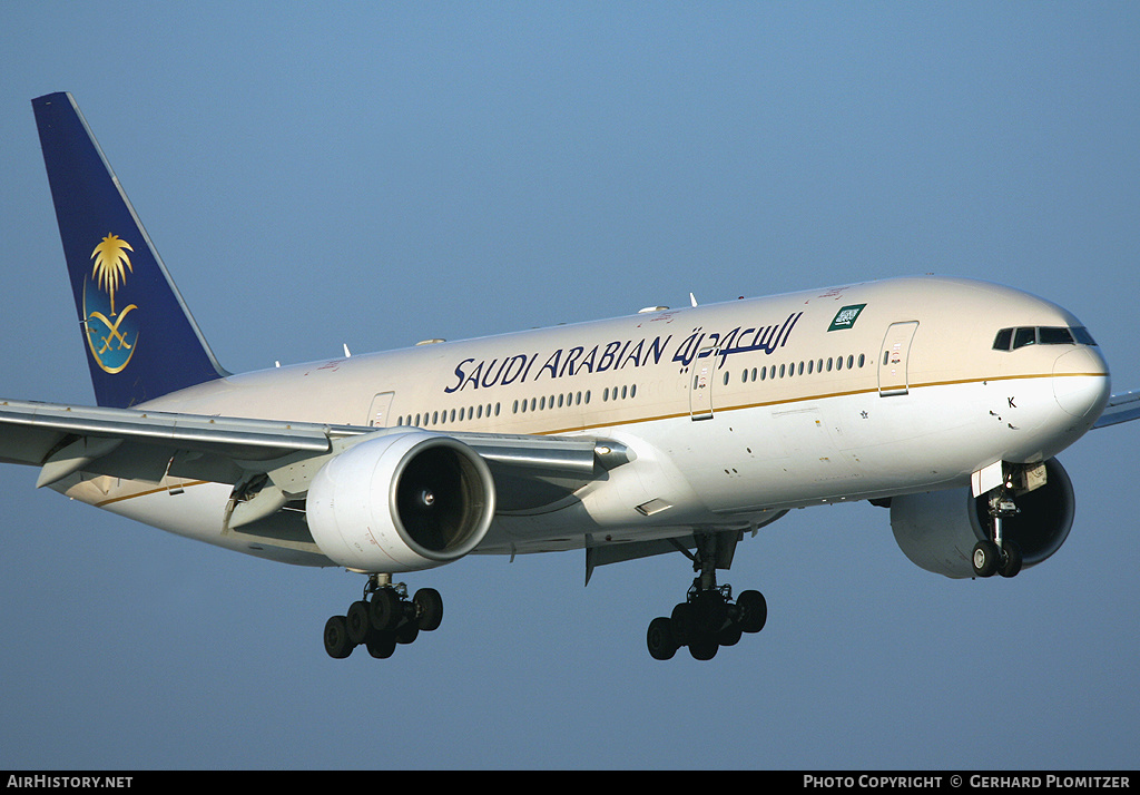 Aircraft Photo of HZ-AKK | Boeing 777-268/ER | Saudi Arabian Airlines | AirHistory.net #48804