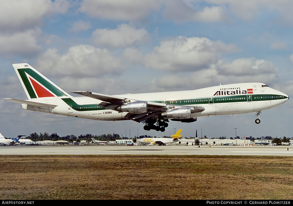Aircraft Photo of I-DEMN | Boeing 747-243B | Alitalia | AirHistory.net #48814