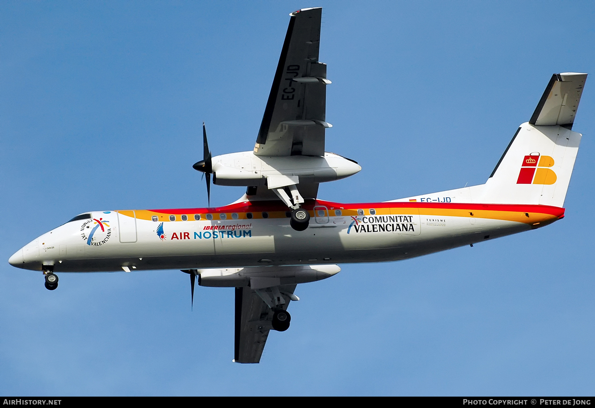 Aircraft Photo of EC-IJD | Bombardier DHC-8-315Q Dash 8 | Iberia Regional | AirHistory.net #48848