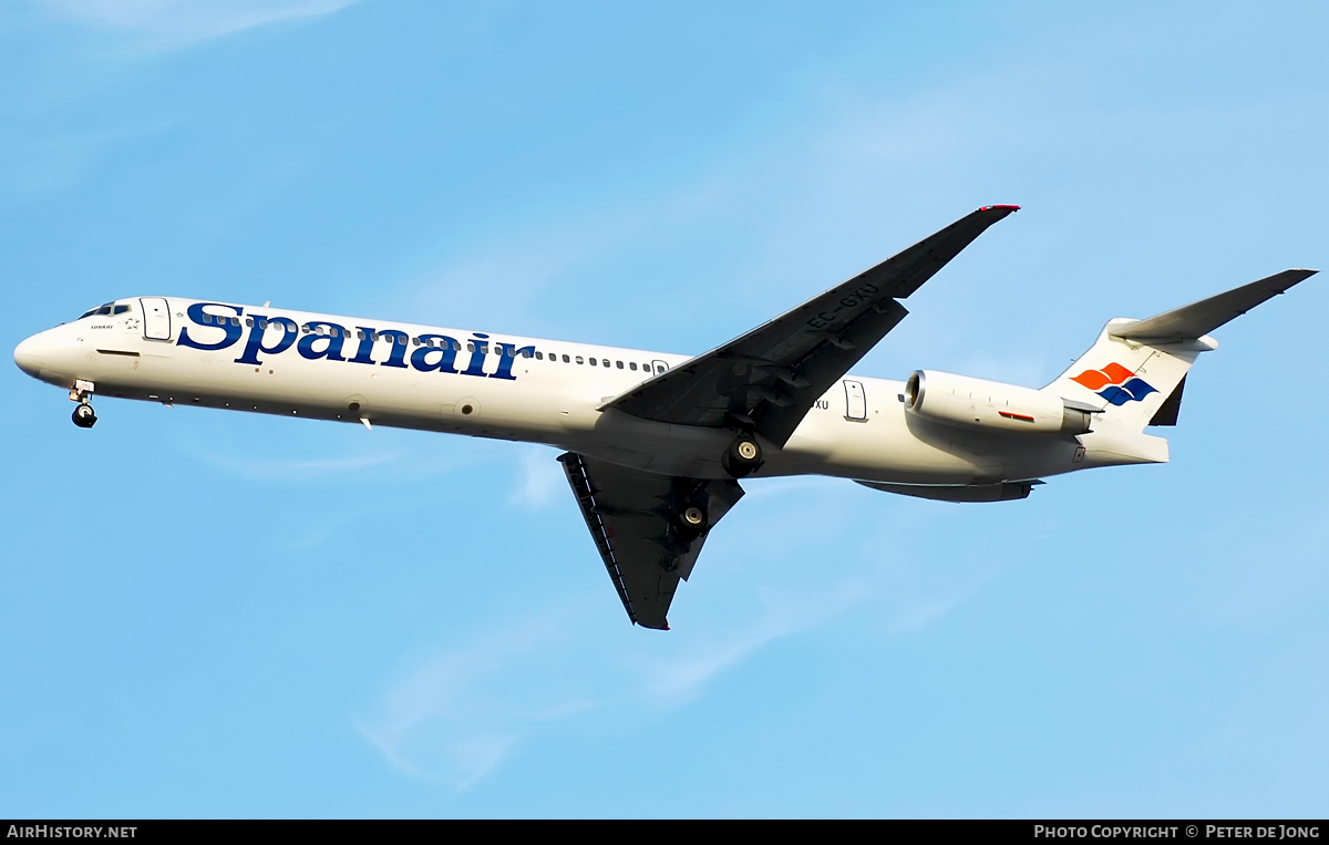 Aircraft Photo of EC-GXU | McDonnell Douglas MD-83 (DC-9-83) | Spanair | AirHistory.net #48850