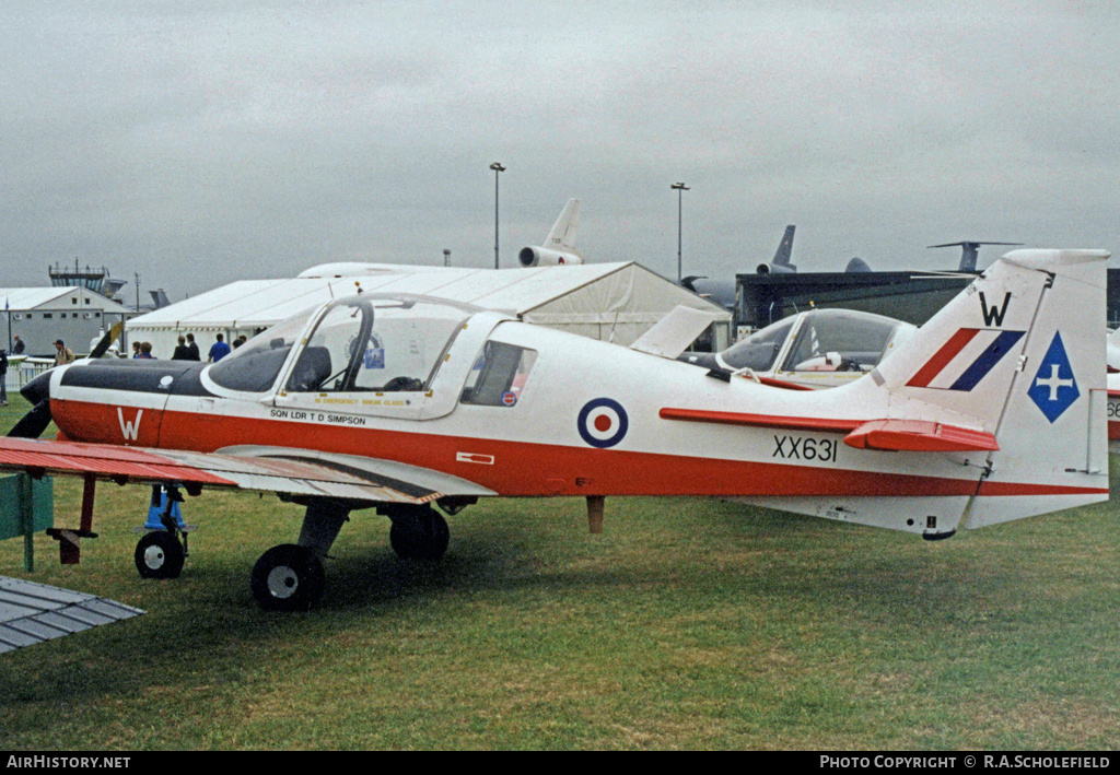 Aircraft Photo of XX631 | Scottish Aviation Bulldog T1 | UK - Air Force | AirHistory.net #48851