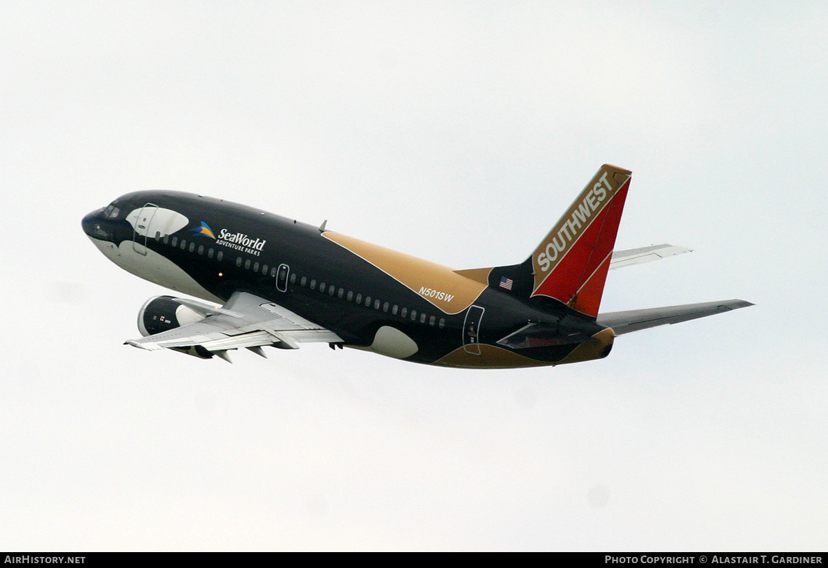 Aircraft Photo of N501SW | Boeing 737-5H4 | Southwest Airlines | AirHistory.net #48878