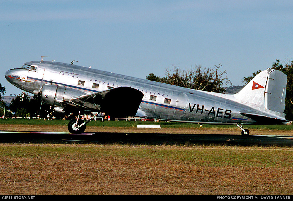 Aircraft Photo of VH-AES | Douglas DC-3(C) | Hawdon Operations | Trans-Australia Airlines - TAA | AirHistory.net #48880