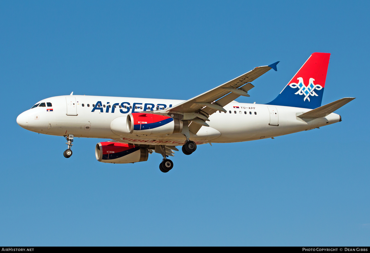 Aircraft Photo of YU-APF | Airbus A319-131 | Air Serbia | AirHistory.net #48914
