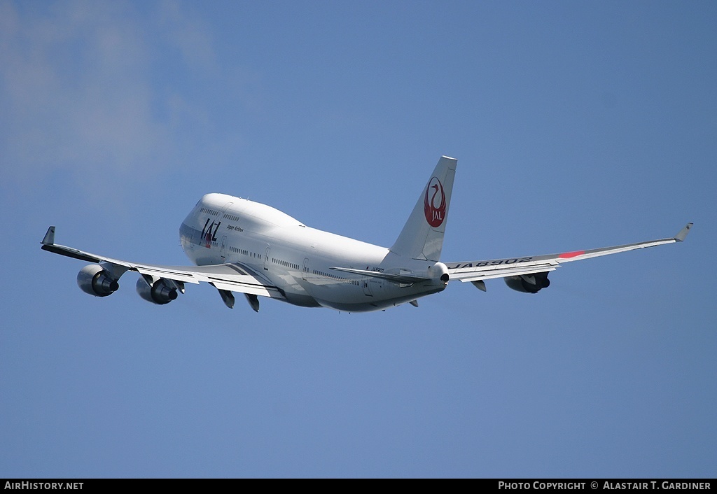 Aircraft Photo of JA8902 | Boeing 747-446 | Japan Airlines - JAL | AirHistory.net #48922