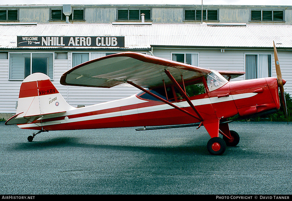 Aircraft Photo of VH-KBV | Auster J-5R Alpine | AirHistory.net #48924