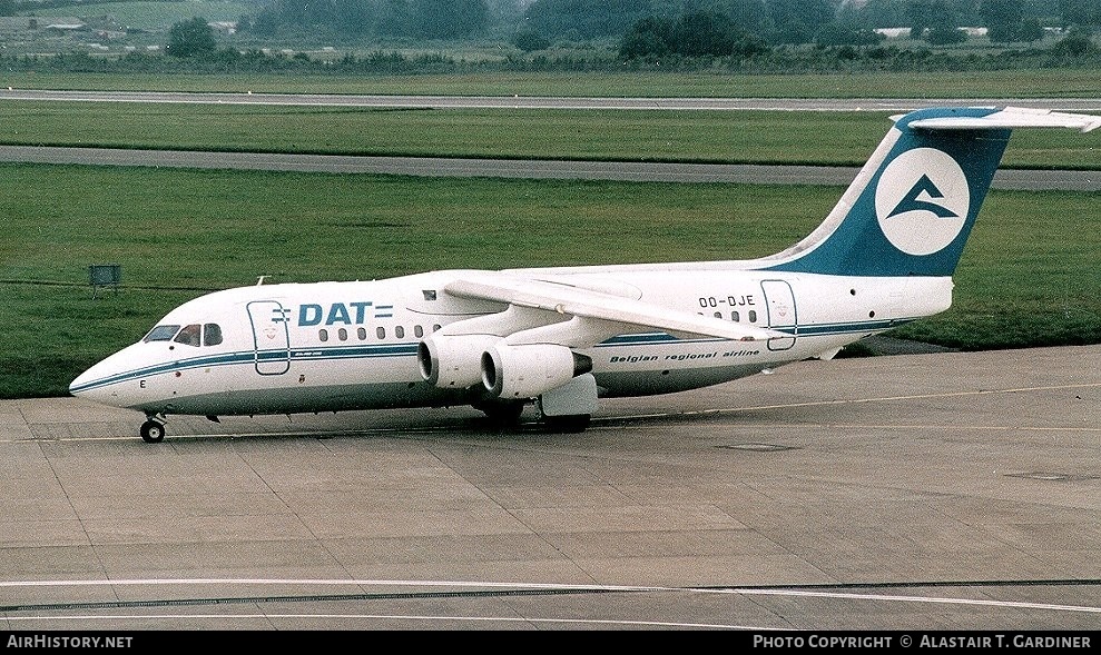 Aircraft Photo of OO-DJE | British Aerospace BAe-146-200 | Delta Air Transport - DAT | AirHistory.net #48939