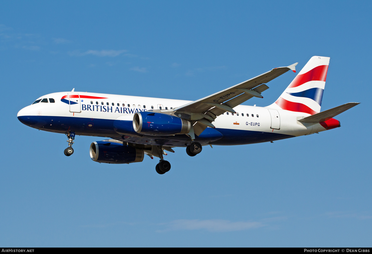 Aircraft Photo of G-EUPG | Airbus A319-131 | British Airways | AirHistory.net #48948