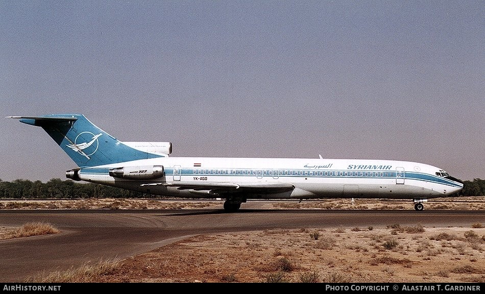 Aircraft Photo of YK-AGD | Boeing 727-269/Adv | Syrian Air - Syrian Arab Airlines | AirHistory.net #48965