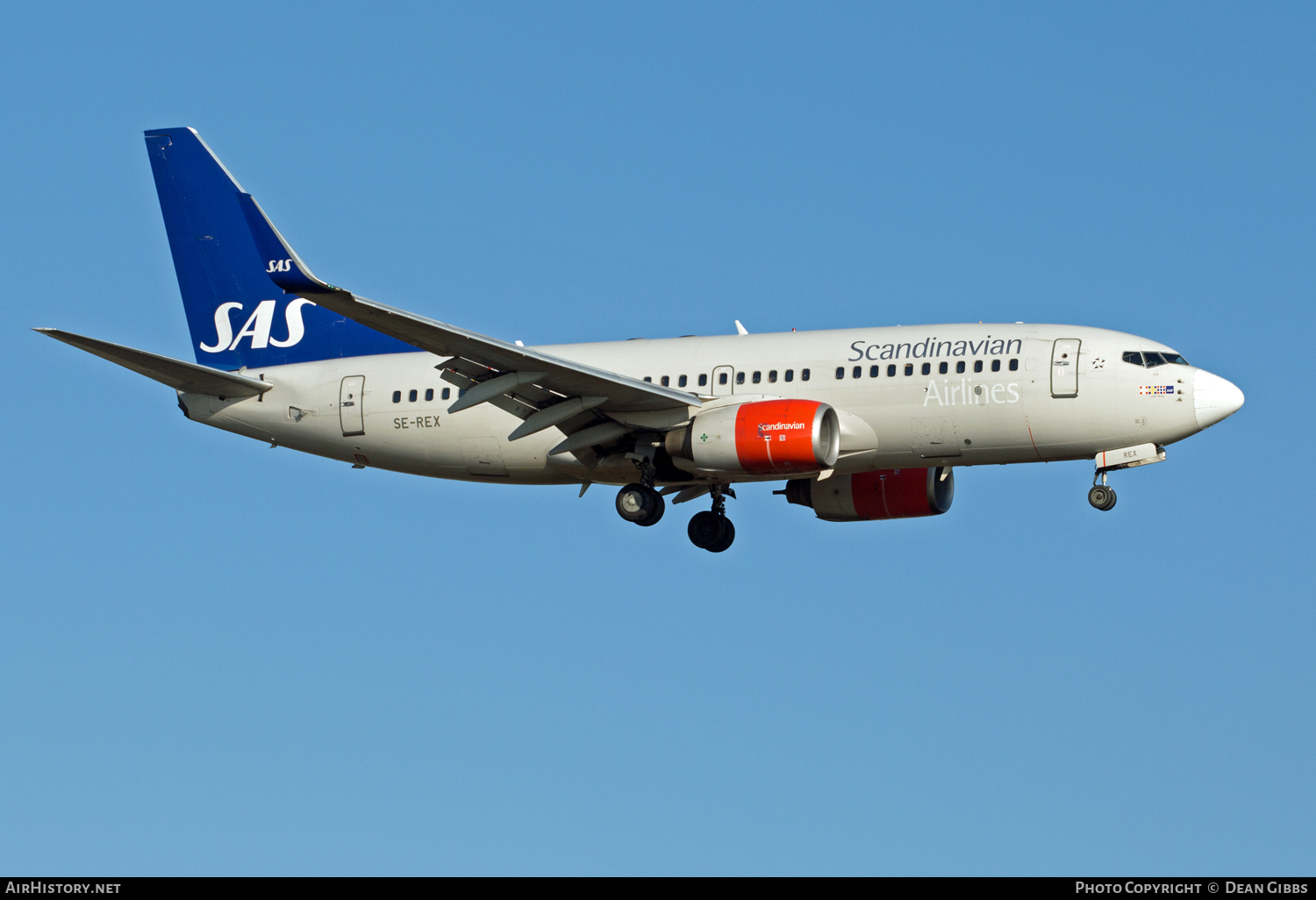 Aircraft Photo of SE-REX | Boeing 737-76N | Scandinavian Airlines - SAS | AirHistory.net #48973