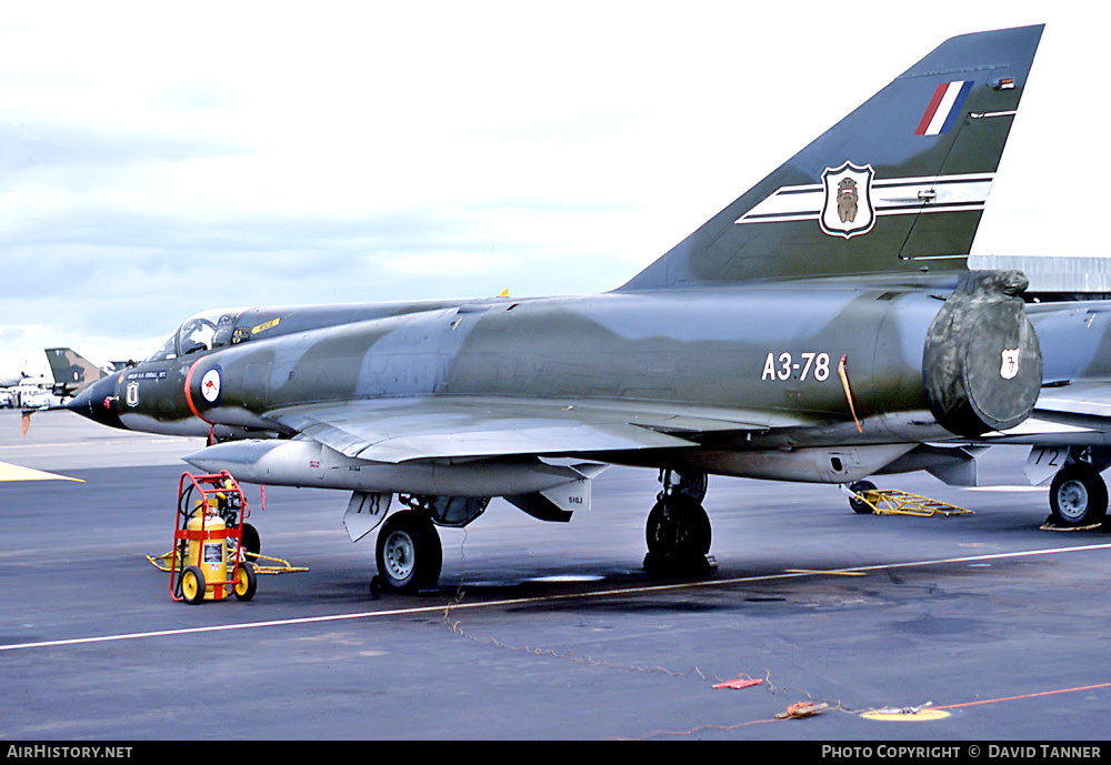 Aircraft Photo of A3-78 | Dassault Mirage IIIO(F/A) | Australia - Air Force | AirHistory.net #48986