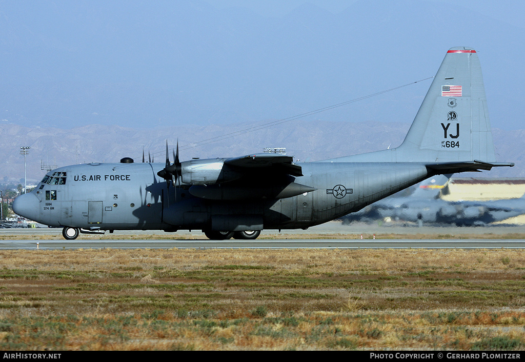 Aircraft Photo of 74-1684 / AF74-684 | Lockheed C-130H Hercules | USA - Air Force | AirHistory.net #48999