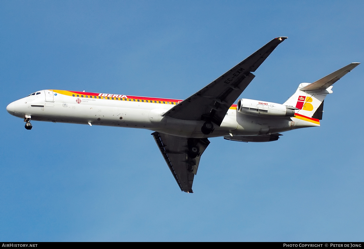 Aircraft Photo of EC-EXM | McDonnell Douglas MD-87 (DC-9-87) | Iberia | AirHistory.net #49017