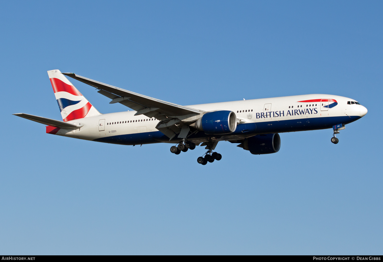 Aircraft Photo of G-ZZZC | Boeing 777-236 | British Airways | AirHistory.net #49031