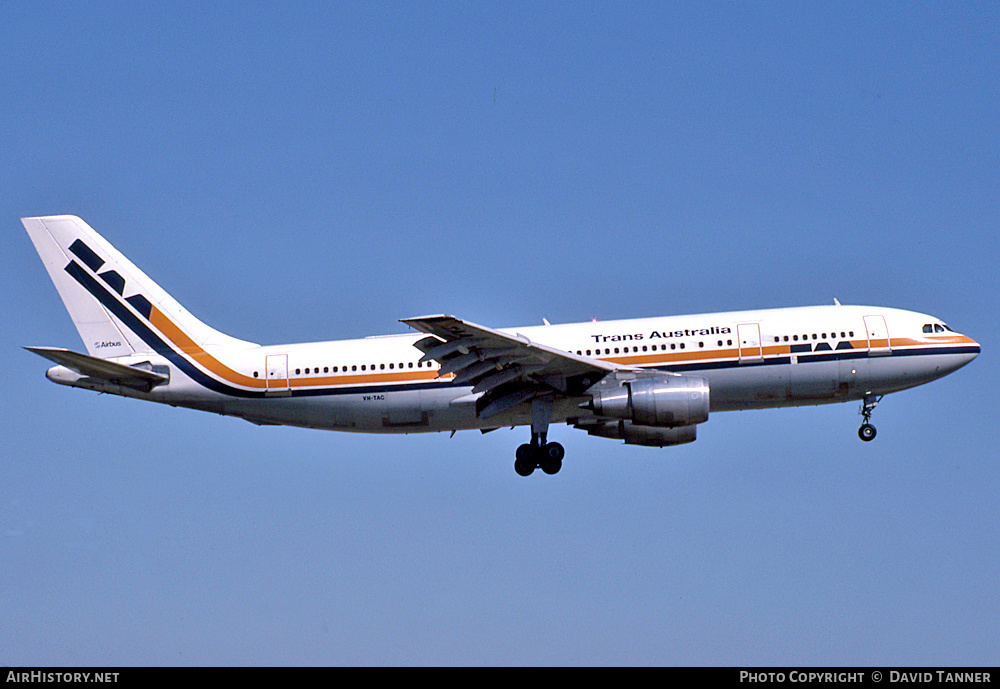 Aircraft Photo of VH-TAC | Airbus A300B4-203 | Trans-Australia Airlines - TAA | AirHistory.net #49048