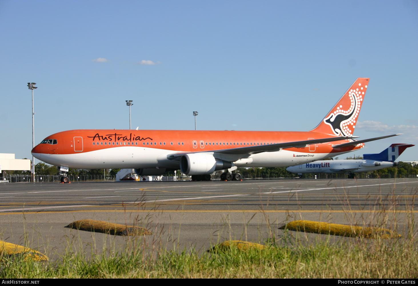 Aircraft Photo of VH-OGK | Boeing 767-338/ER | Australian Airlines | AirHistory.net #49054