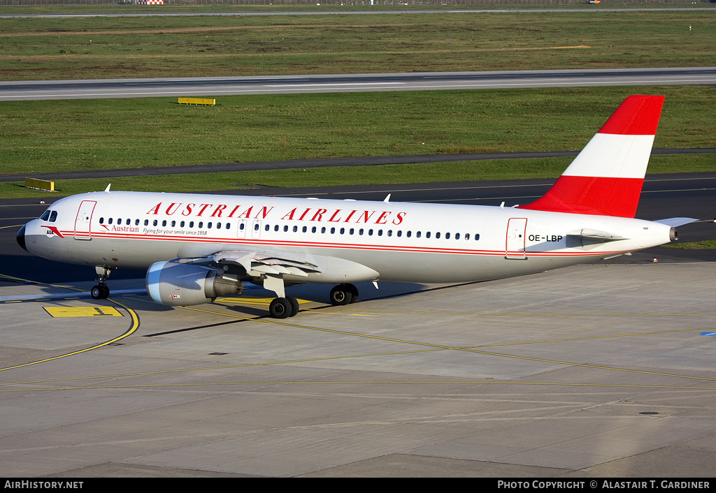 Aircraft Photo of OE-LBP | Airbus A320-214 | Austrian Airlines | AirHistory.net #49059