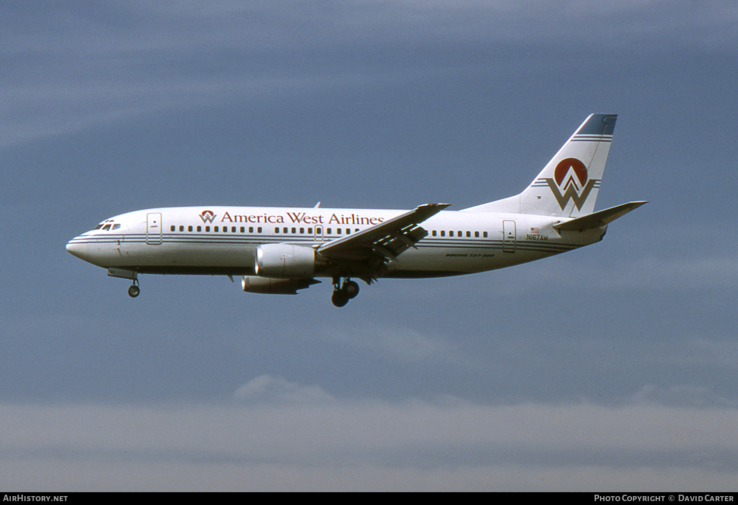 Aircraft Photo of N167AW | Boeing 737-33A | America West Airlines | AirHistory.net #49074