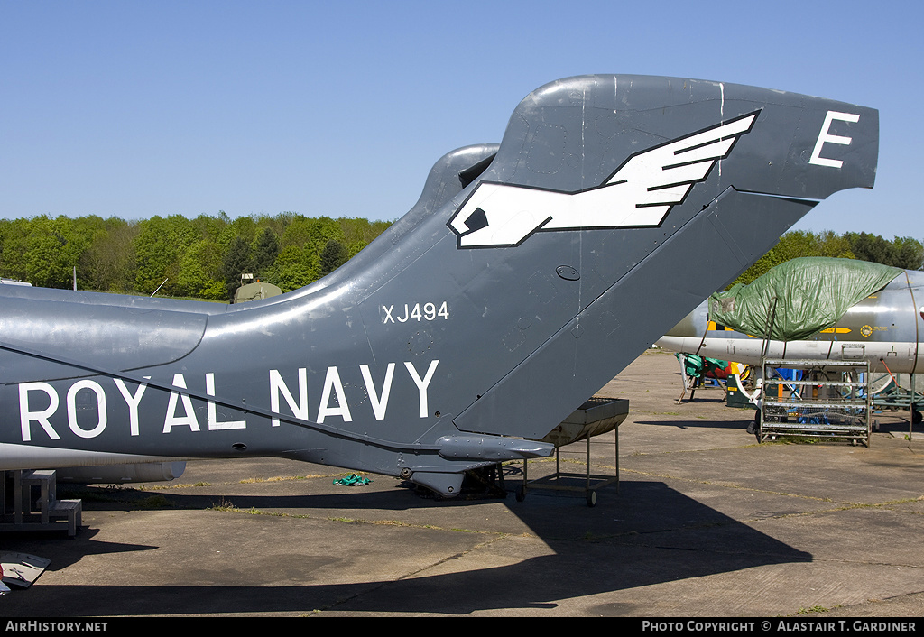 Aircraft Photo of XJ494 | De Havilland D.H. 110 Sea Vixen FAW2 | UK - Navy | AirHistory.net #49088