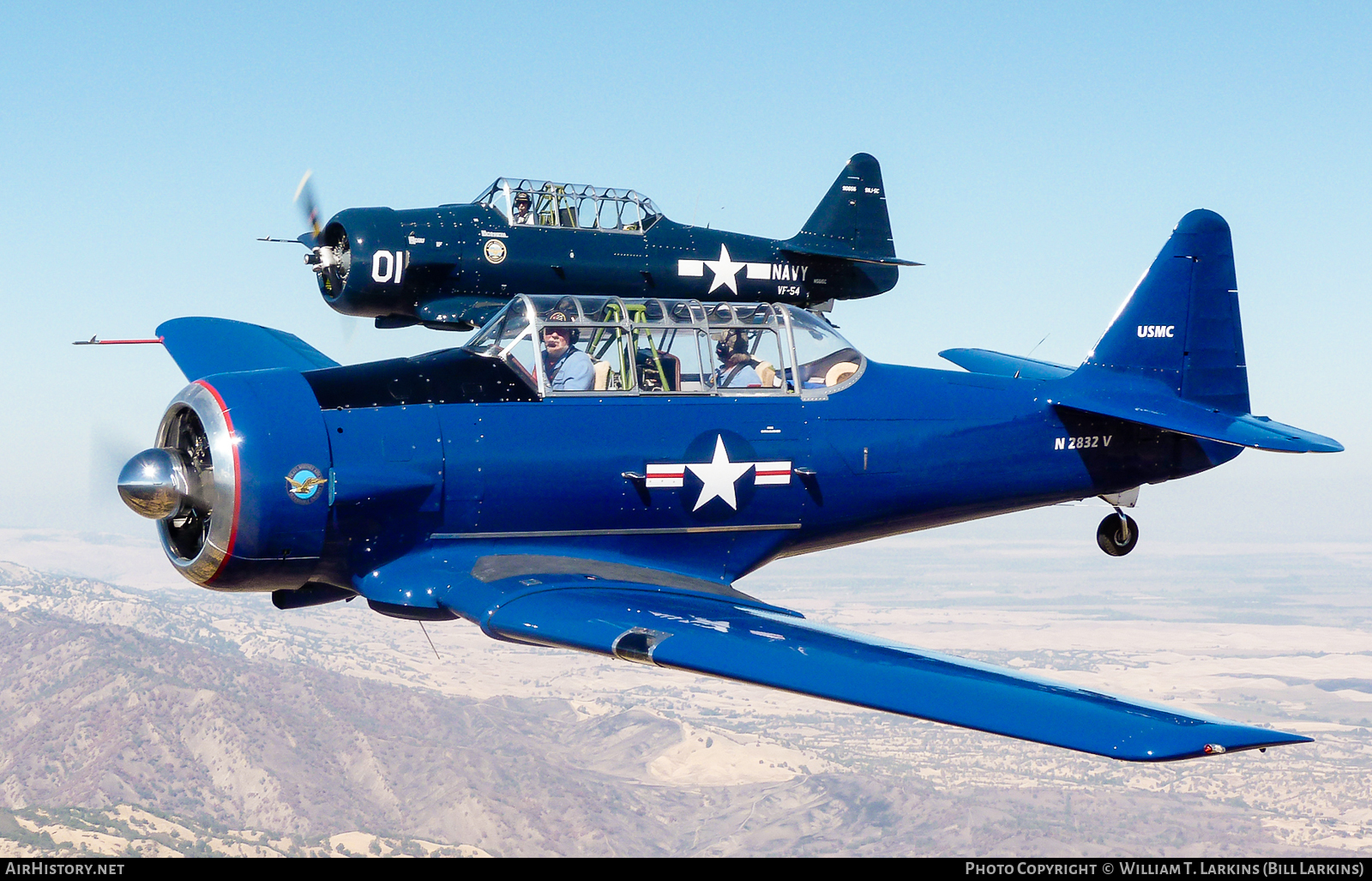 Aircraft Photo of N2832V | North American AT-6G Texan | USA - Marines | AirHistory.net #49111