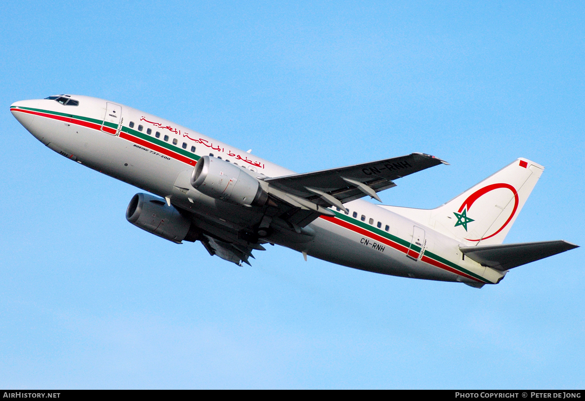Aircraft Photo of CN-RNH | Boeing 737-5B6 | Royal Air Maroc - RAM | AirHistory.net #49149