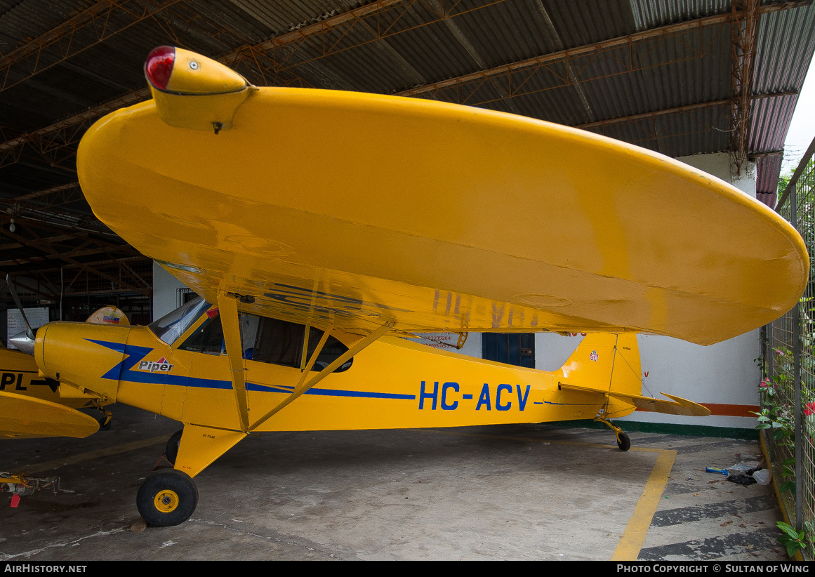 Aircraft Photo of HC-ACV | Piper PA-18A-150 Super Cub | Agroaereo | AirHistory.net #49159