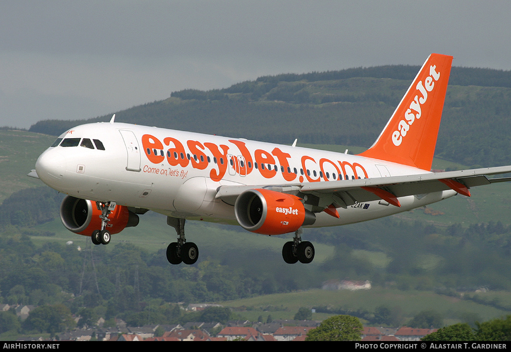 Aircraft Photo of G-EZAK | Airbus A319-111 | EasyJet | AirHistory.net #49195