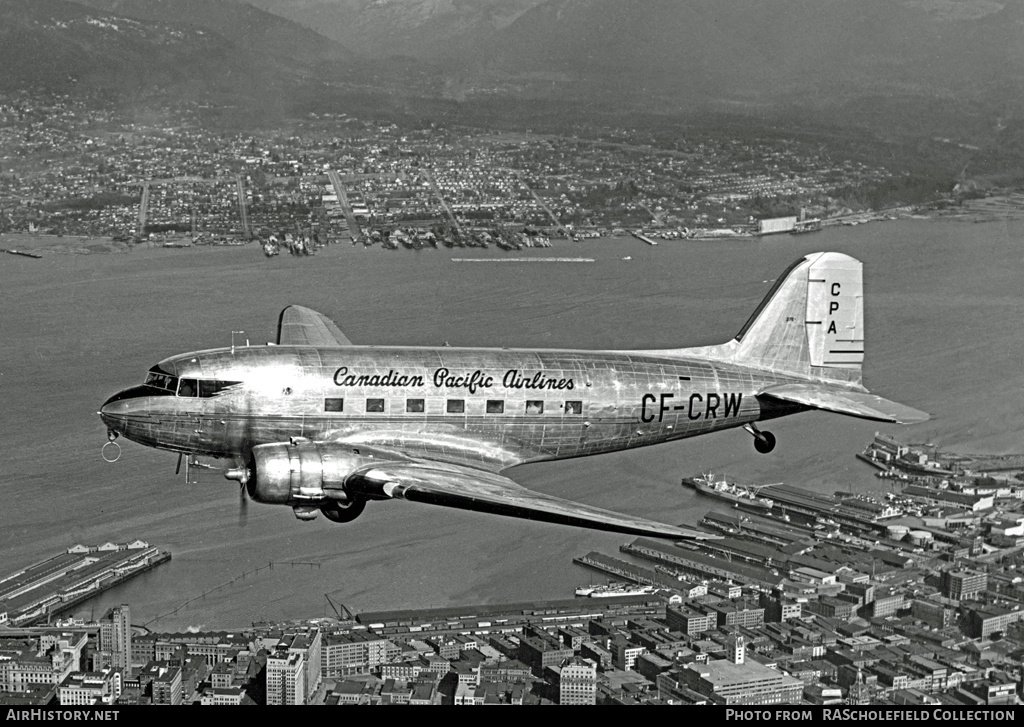 Aircraft Photo of CF-CRW | Douglas C-47A Skytrain | Canadian Pacific Airlines | AirHistory.net #49202