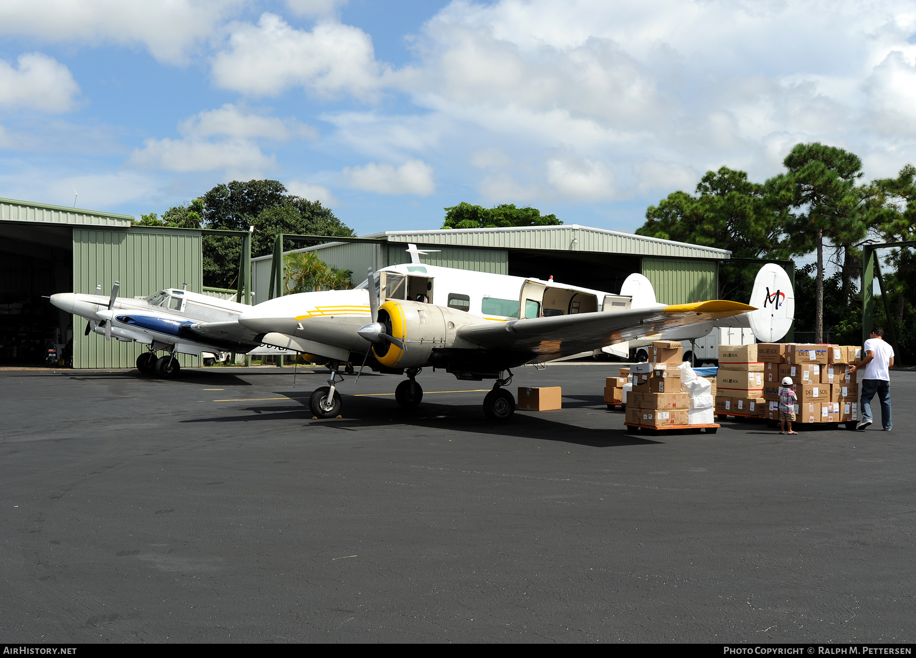 Aircraft Photo of N8476H | Beech H18/Tri-Gear | Monarch Air | AirHistory.net #49223