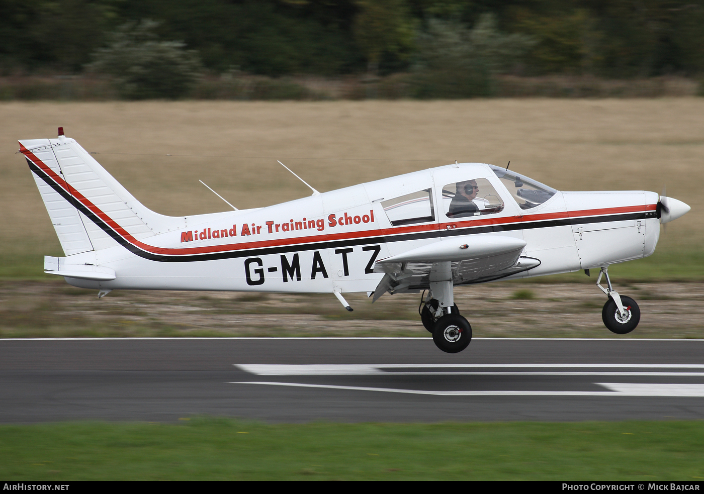 Aircraft Photo of G-MATZ | Piper PA-28-140 Cherokee | Midland Air Training School | AirHistory.net #49240