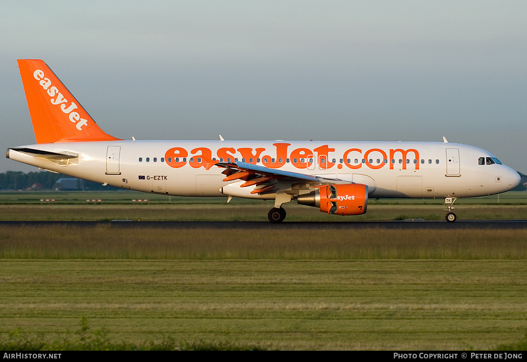 Aircraft Photo of G-EZTK | Airbus A320-214 | EasyJet | AirHistory.net #49248