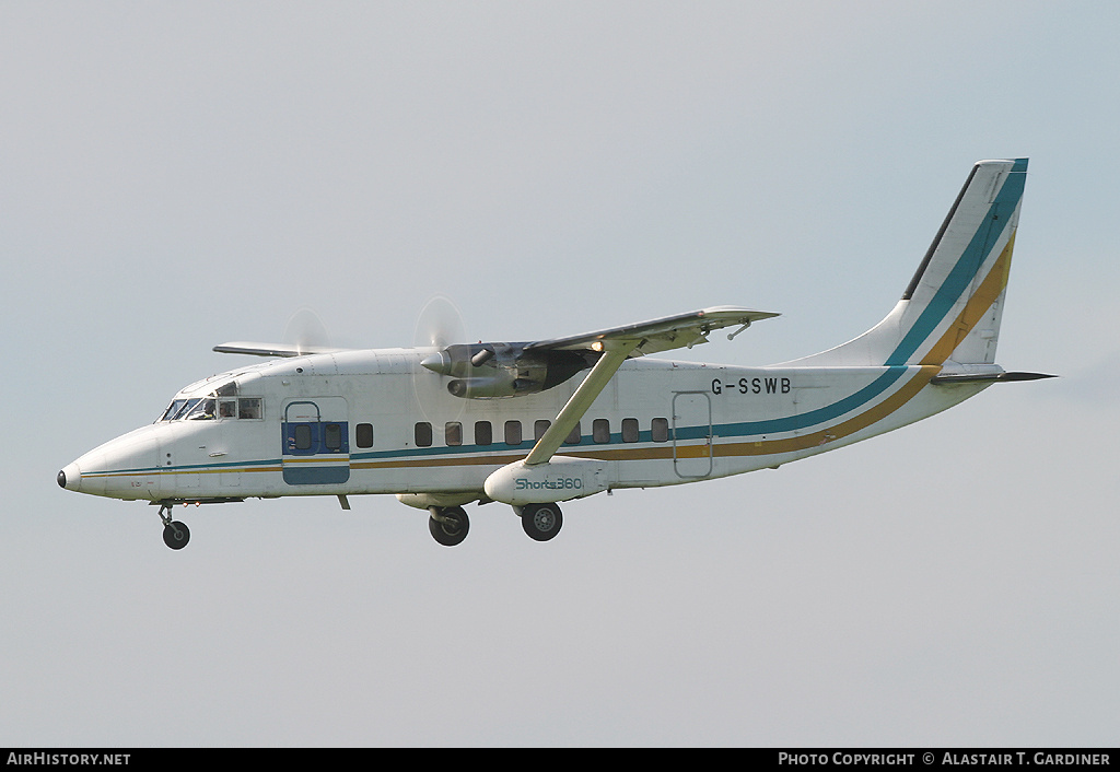 Aircraft Photo of G-SSWB | Short 360-100 | AirHistory.net #49263