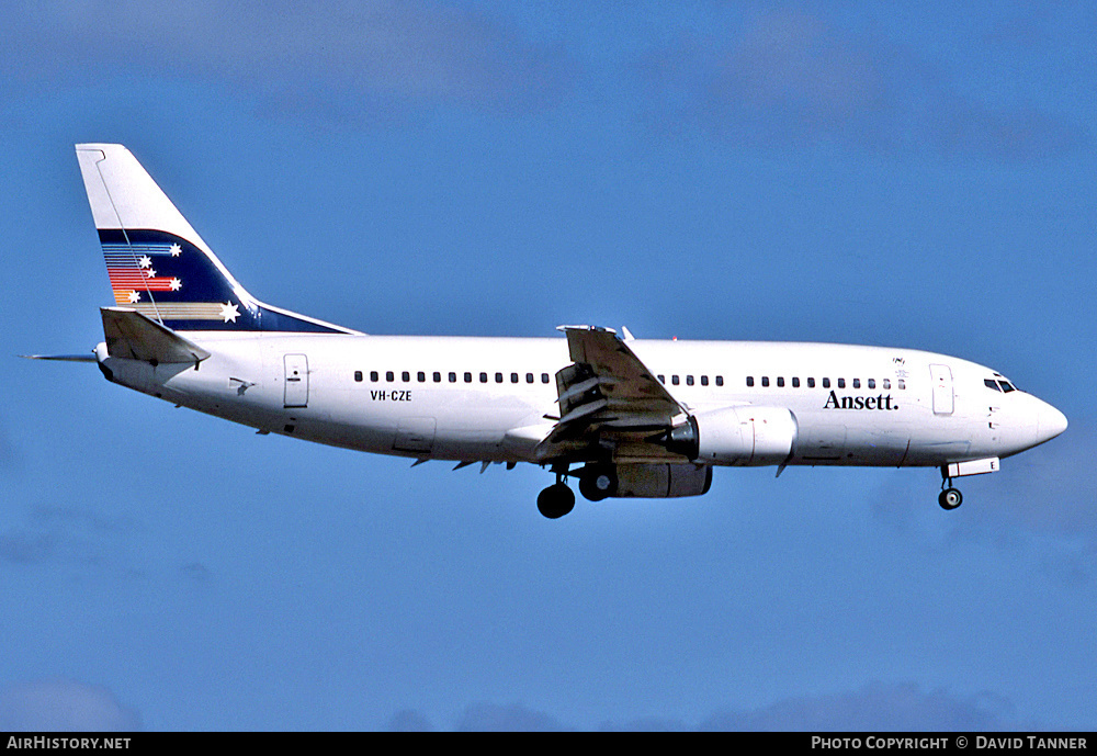 Aircraft Photo of VH-CZE | Boeing 737-377 | Ansett | AirHistory.net #49268