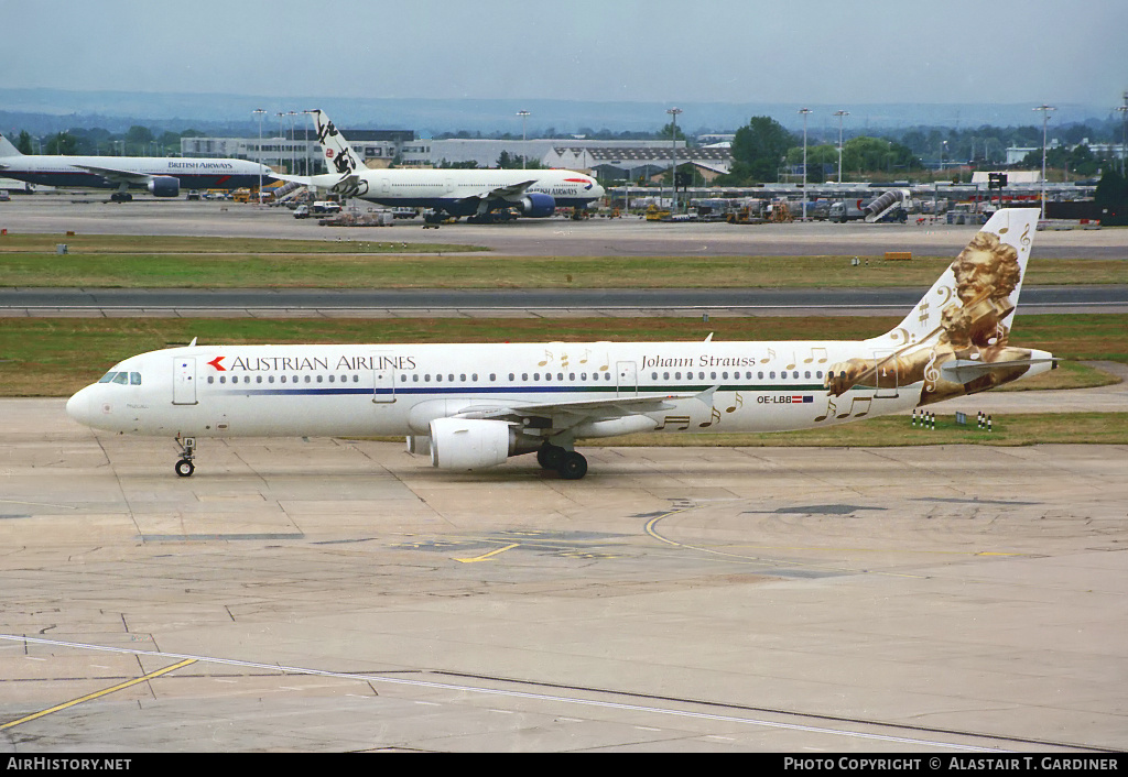 Aircraft Photo of OE-LBB | Airbus A321-111 | Austrian Airlines | AirHistory.net #49292