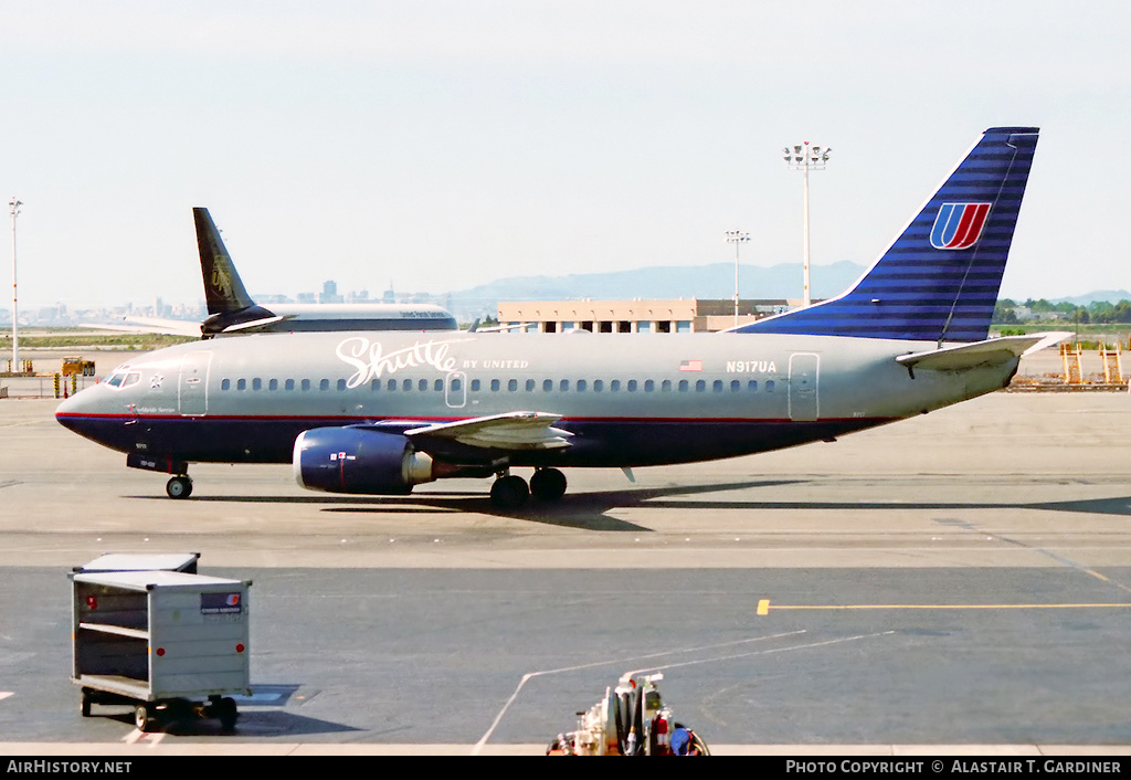 Aircraft Photo of N917UA | Boeing 737-522 | Shuttle by United | AirHistory.net #49304