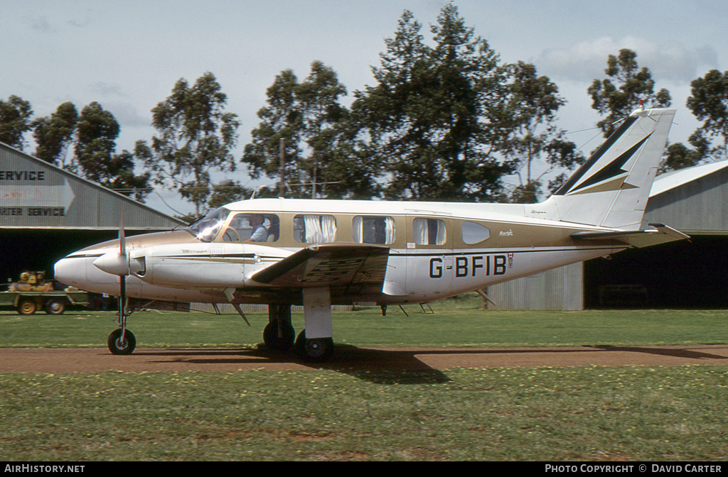 Aircraft Photo of G-BFIB | Piper PA-31-310 Navajo | Mann Aviation | AirHistory.net #49312