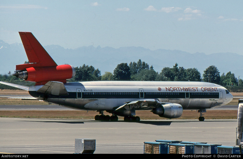 Aircraft Photo of N147US | McDonnell Douglas DC-10-40 | Northwest Orient Airlines | AirHistory.net #49315