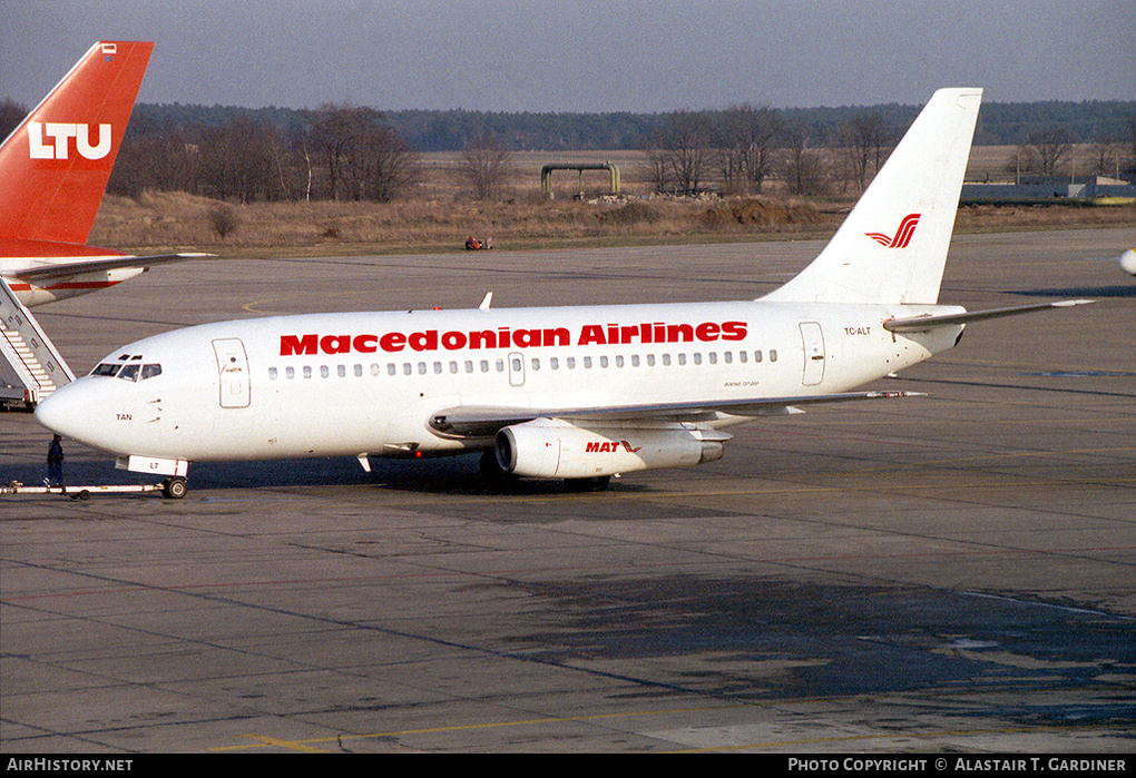 Aircraft Photo of TC-ALT | Boeing 737-248 | MAT - Macedonian Airlines | AirHistory.net #49345