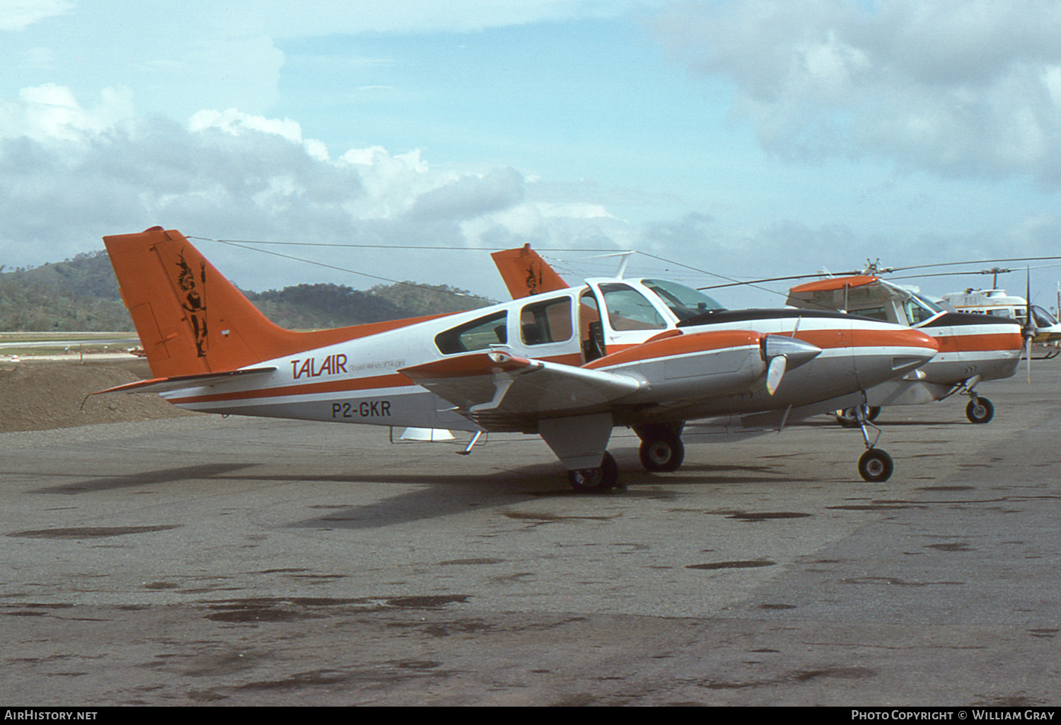 Aircraft Photo of P2-GKR | Beech E55 Baron | Talair - Tourist Airline of Niugini | AirHistory.net #49347