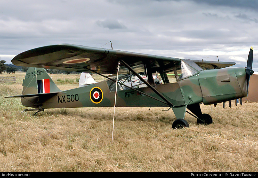 Aircraft Photo of VH-MBA / NX500 | Taylorcraft E Auster Mk3 | UK - Air Force | AirHistory.net #49350