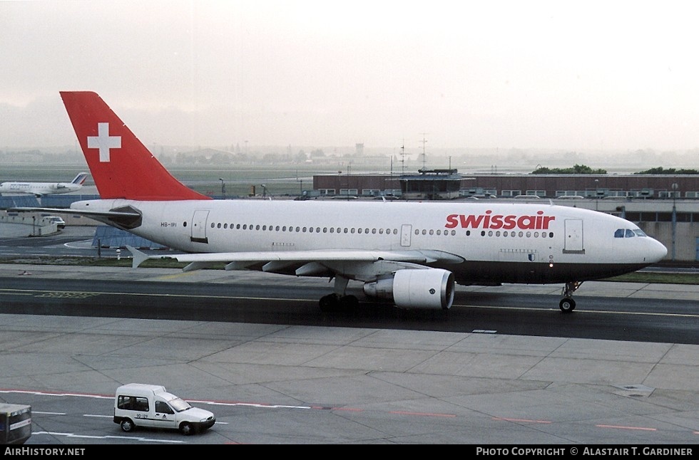 Aircraft Photo of HB-IPI | Airbus A310-322 | Swissair | AirHistory.net #49359
