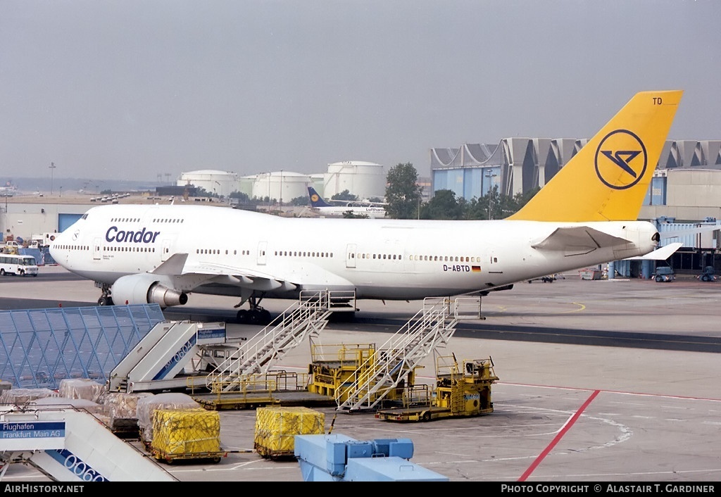 Aircraft Photo of D-ABTD | Boeing 747-430M | Condor Flugdienst | AirHistory.net #49367