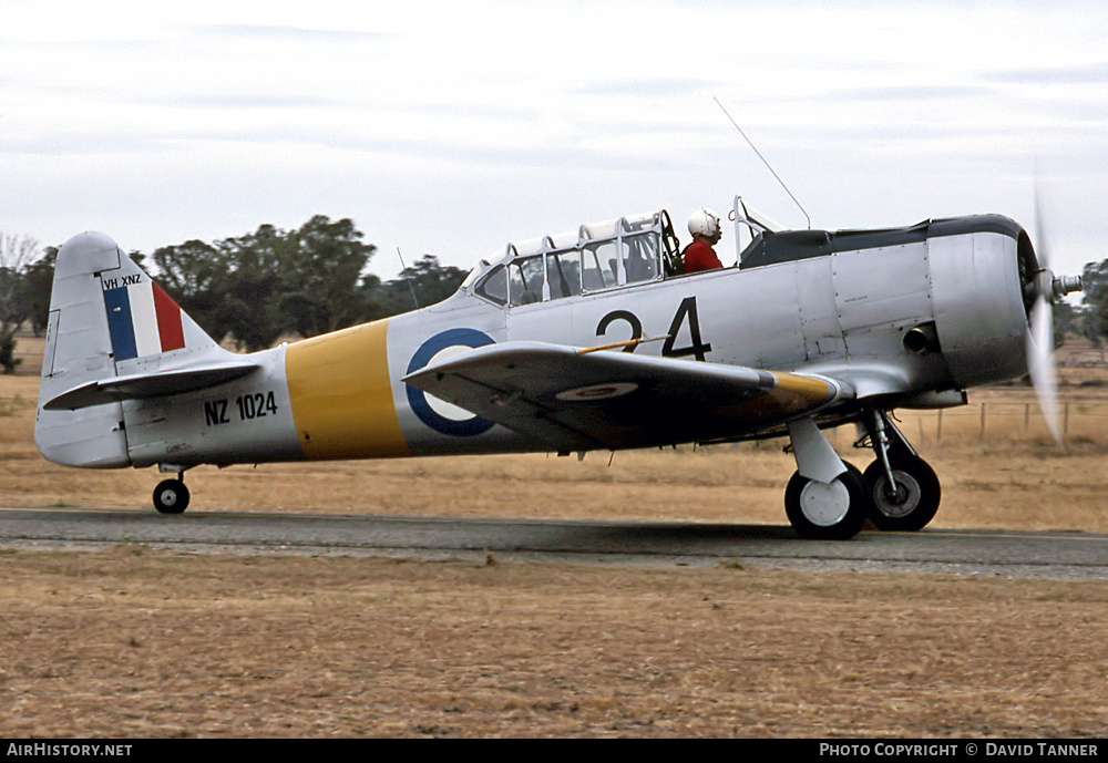 Aircraft Photo of VH-XNZ / NZ1024 | North American AT-6C Harvard IIA | New Zealand - Air Force | AirHistory.net #49369