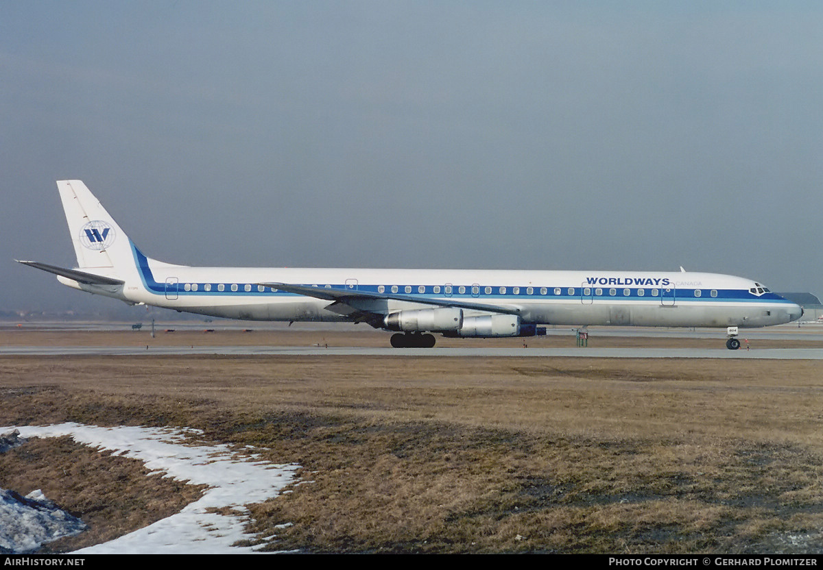 Aircraft Photo of C-FCPS | McDonnell Douglas DC-8-63 | Worldways Canada | AirHistory.net #49387
