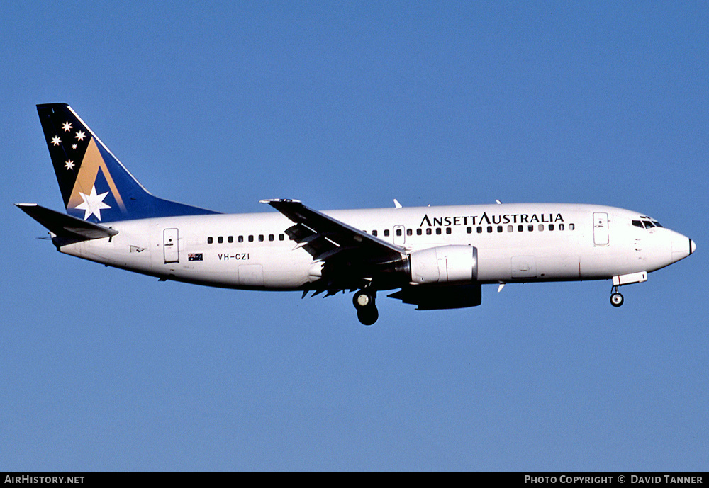 Aircraft Photo of VH-CZI | Boeing 737-377 | Ansett Australia | AirHistory.net #49402