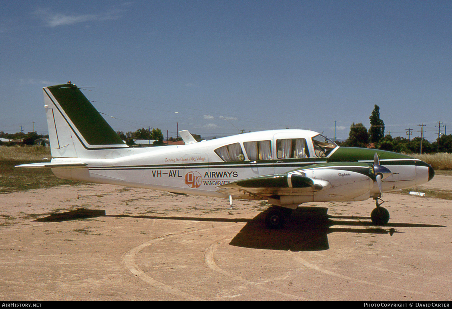 Aircraft Photo of VH-AVL | Piper PA-23-250 Aztec B | DK Airways | AirHistory.net #49403