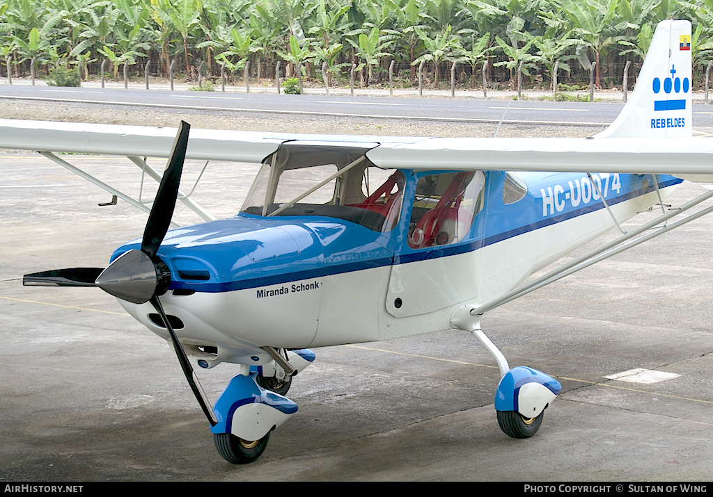 Aircraft Photo of HC-U0074 | AeroAndina MXP-150 Patriot | Aeroclub Los Rebeldes | AirHistory.net #49422