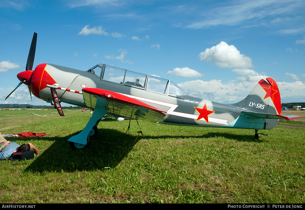 Aircraft Photo of LY-SRS | Yakovlev Yak-52TD | Soviet Union - Air Force | AirHistory.net #49424