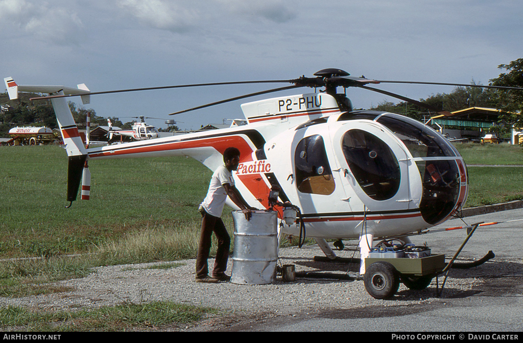 Aircraft Photo of P2-PHU | Hughes 500D (369D) | Pacific Helicopters | AirHistory.net #49458