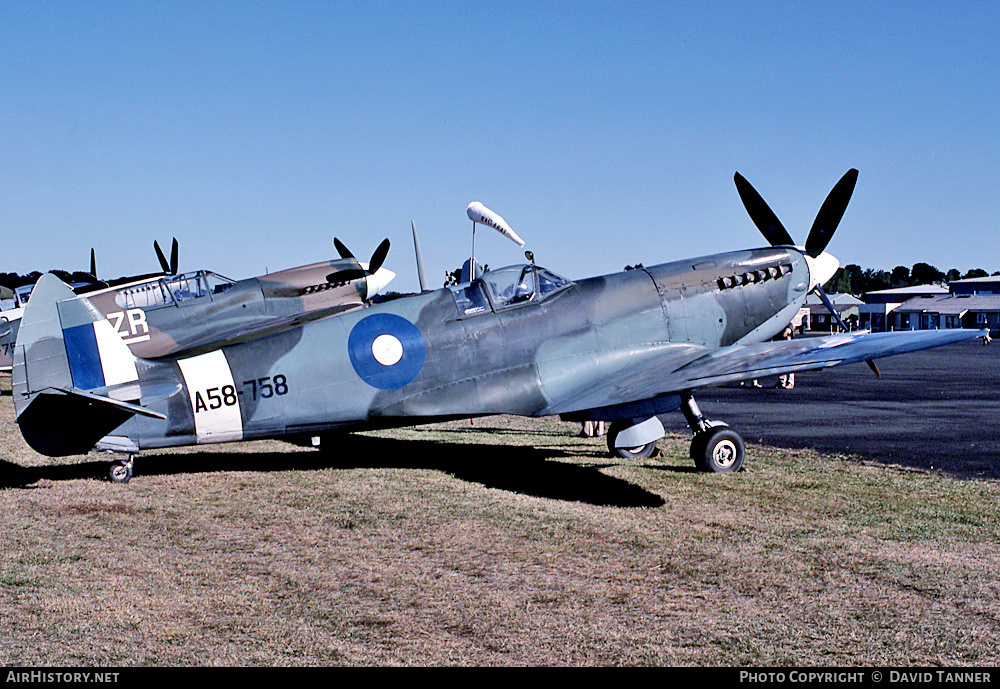 Aircraft Photo of VH-HET / A58-758 | Supermarine 359 Spitfire HF8C | Australia - Air Force | AirHistory.net #49459